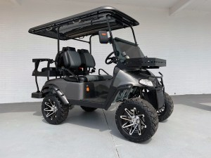 Charcoal Renegade Lifted Ultra Lithium Golf Cart 01